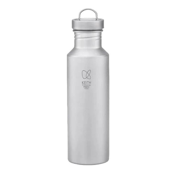 Keith Titanium Wasserflasche für Outdoor Camping Titan Sport Wasserkocher 700ml, 700ml