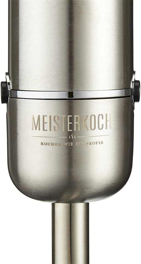 MEISTERKOCH KOCHEN WIE DIE PROFIS Stabmixer Pürierstab Mixer Edelstahl 800 Watt | Tri-Blade Edelstah