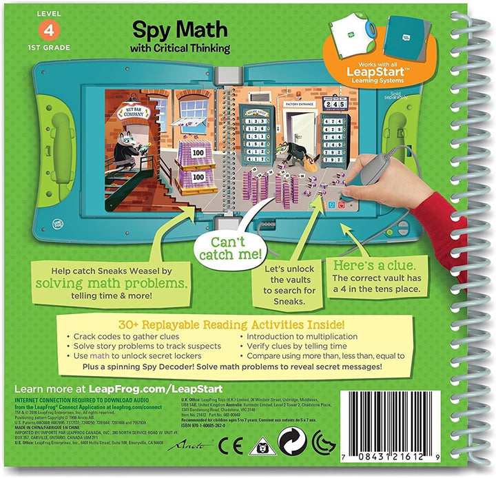 LeapFrog LeapStart Year 1 Activity Book: Spy Maths and Critical Thinking