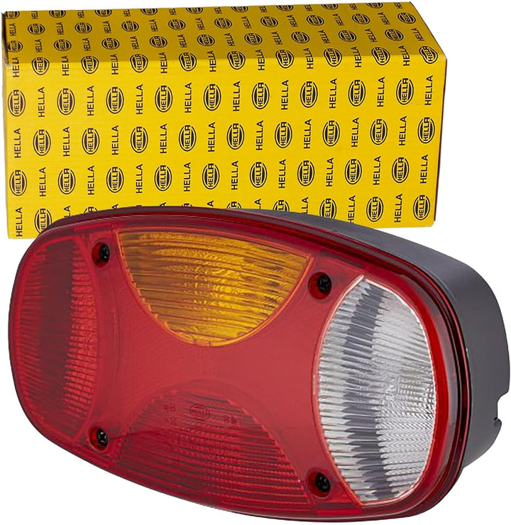 HELLA - Heckleuchte - Cargoluna - Glühlampe - 24/12V - Anbau/geschraubt - Lichtscheibenfarbe: mehrfa