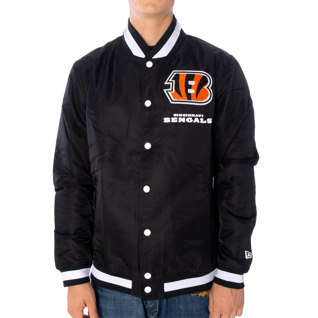 New Era - NBA Chicago Bulls Logoselect Jacke M Cincinnati Bengals, M Cincinnati Bengals