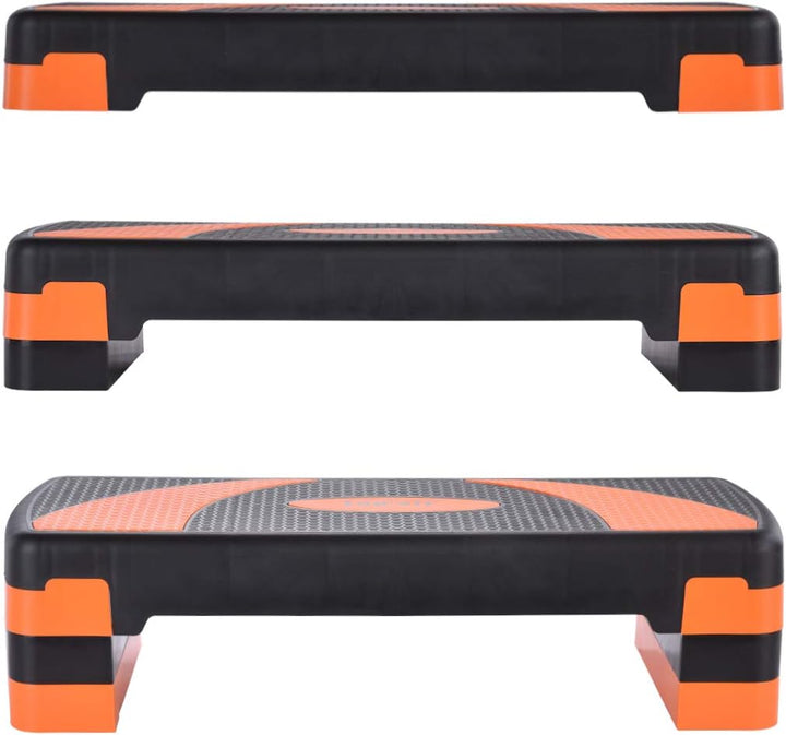 top vit Step.compact I Aerobic Steppbrett für das Workout Zuhause I höhenverstellbarer Stepper bis 1