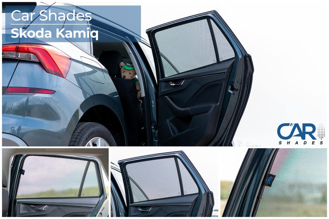 Satz Car Shades (Hintertüren) kompatibel mit Skoda Kamiq 2019- (2-teilig)