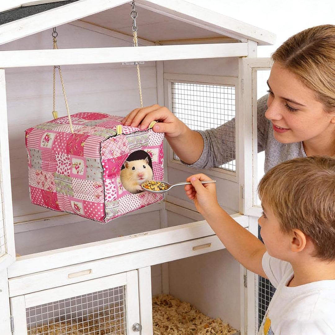 Hängematte für Kleintiere Frettchen Ratte Meerschweinchen Hamster Chinchilla, Luxus Hängematte, Klei