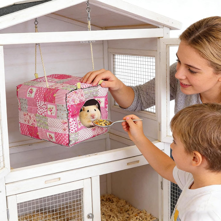 Hängematte für Kleintiere Frettchen Ratte Meerschweinchen Hamster Chinchilla, Luxus Hängematte, Klei