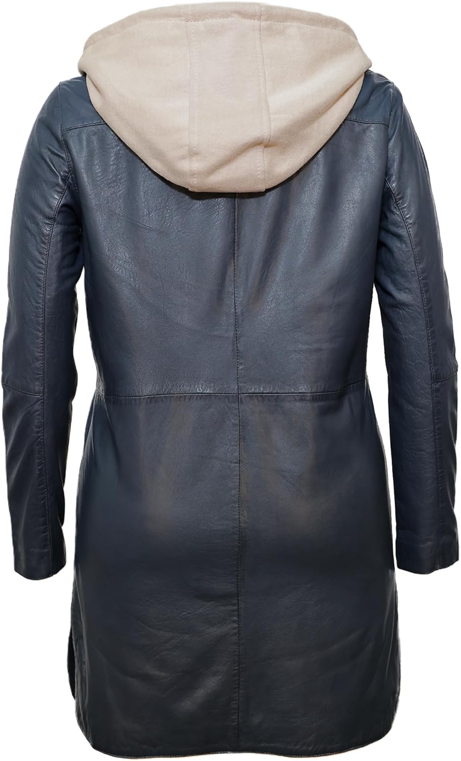 MAZE Damen Ledermantel 42021316 50 Blau, 50 Blau