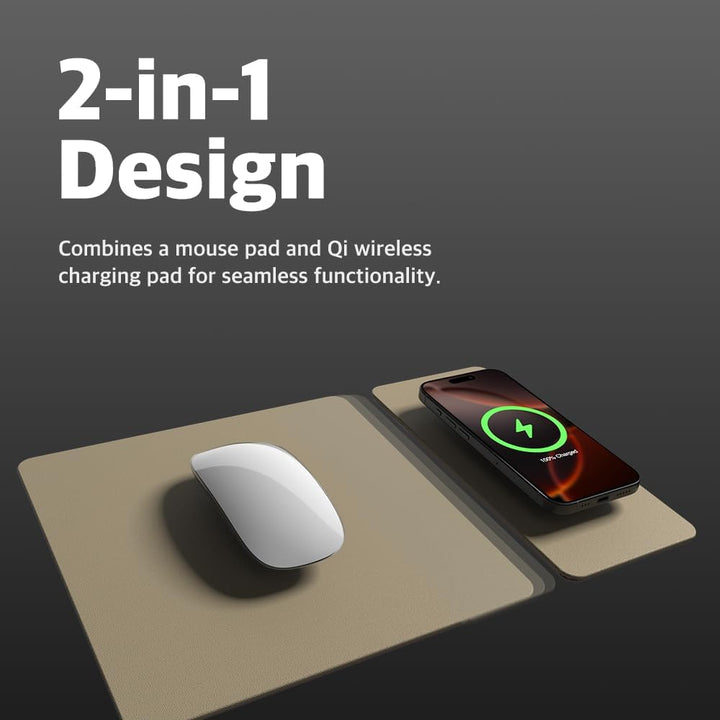 Pout HANDS3 Split Abnehmbares Mauspad, 15 W, für iPhone XS Max/XR/X/XS/8/8 Plus/SE2 2020, Samsung Ga