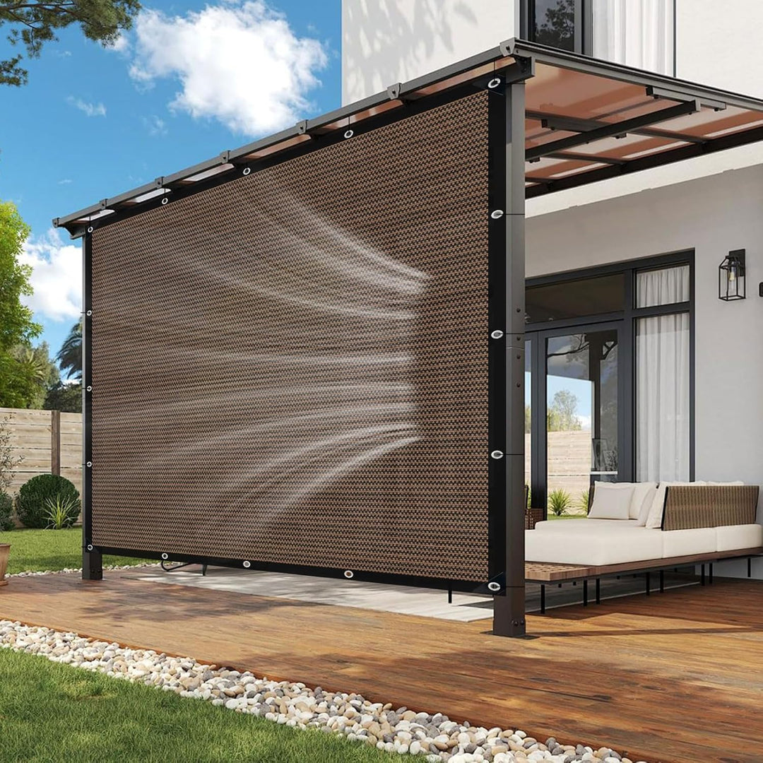 kogxscej Schattierungsnetz-Schattennetz mit Ösen,80% Shading Rate UV-Beständiges,Atmungsaktiv Leicht