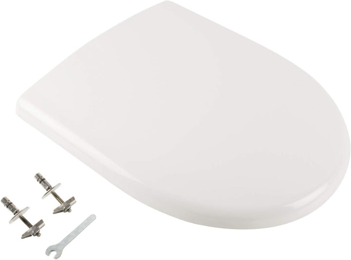 Calmwaters® Antibakterieller WC Sitz für Keramag Renova Nr. 1, Toilettensitz mit Absenkautomatik, Du