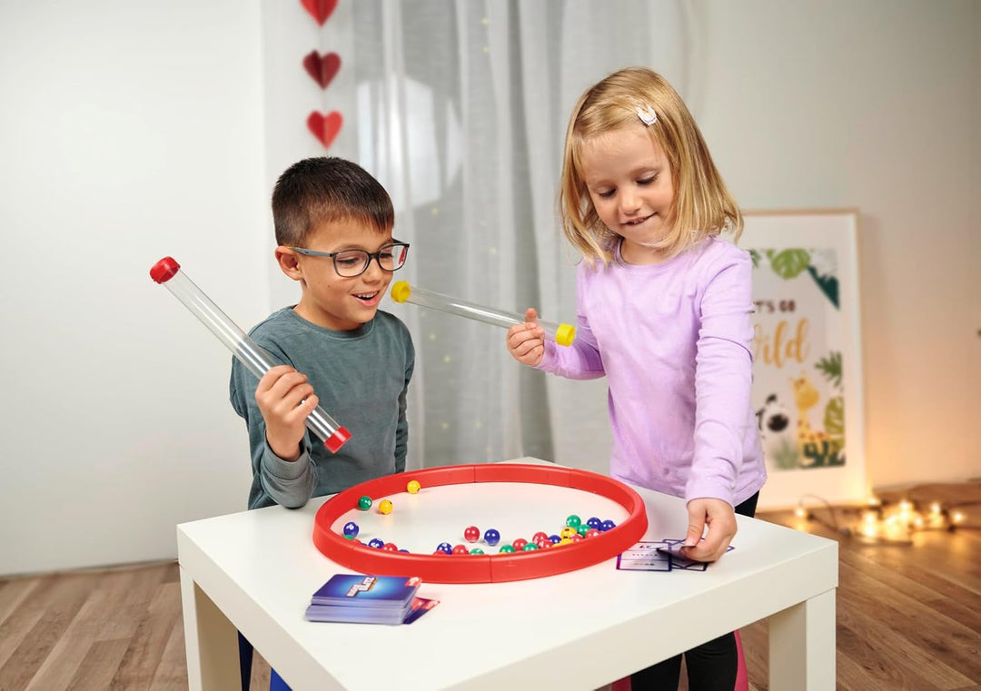 noris 606064480 Kugelblitz, das blitzschnelle Actionspiel mit Lerneffekt in verschiedenen Spielvaria