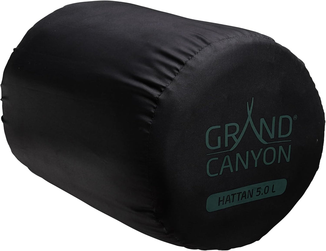 Grand Canyon Hattan 5.0 L - Selbstaufblasende Isomatte, Camping-Matte - 198x63x5,0cm - Botanical Gar