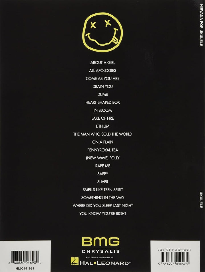 Nirvana For Ukulele: Songbook für Ukulele: 20 Songs to Strum & Sing, Taschenbuch