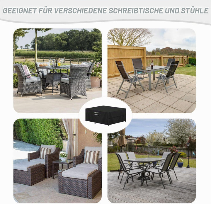Gartentisch Abdeckung 100x80x80cm Gartenmöbel Abdeckung Wasserdicht Abdeckplane Gartenmöbel Schutzhü