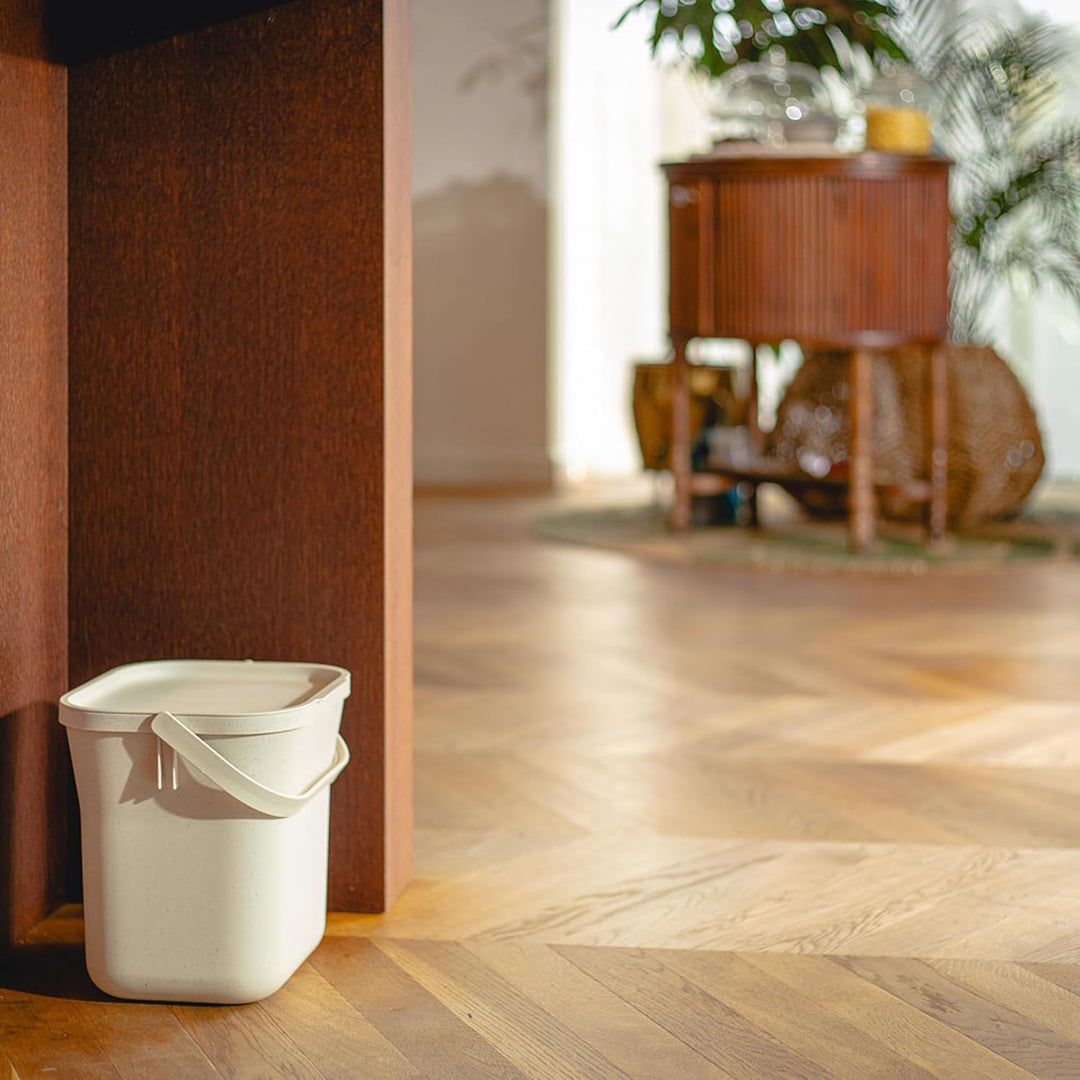Urbalive Design Biomülleimer Küche 8L mit herausnehmbarem Sieb - Komposteimer Küche mit Deckel - Kle