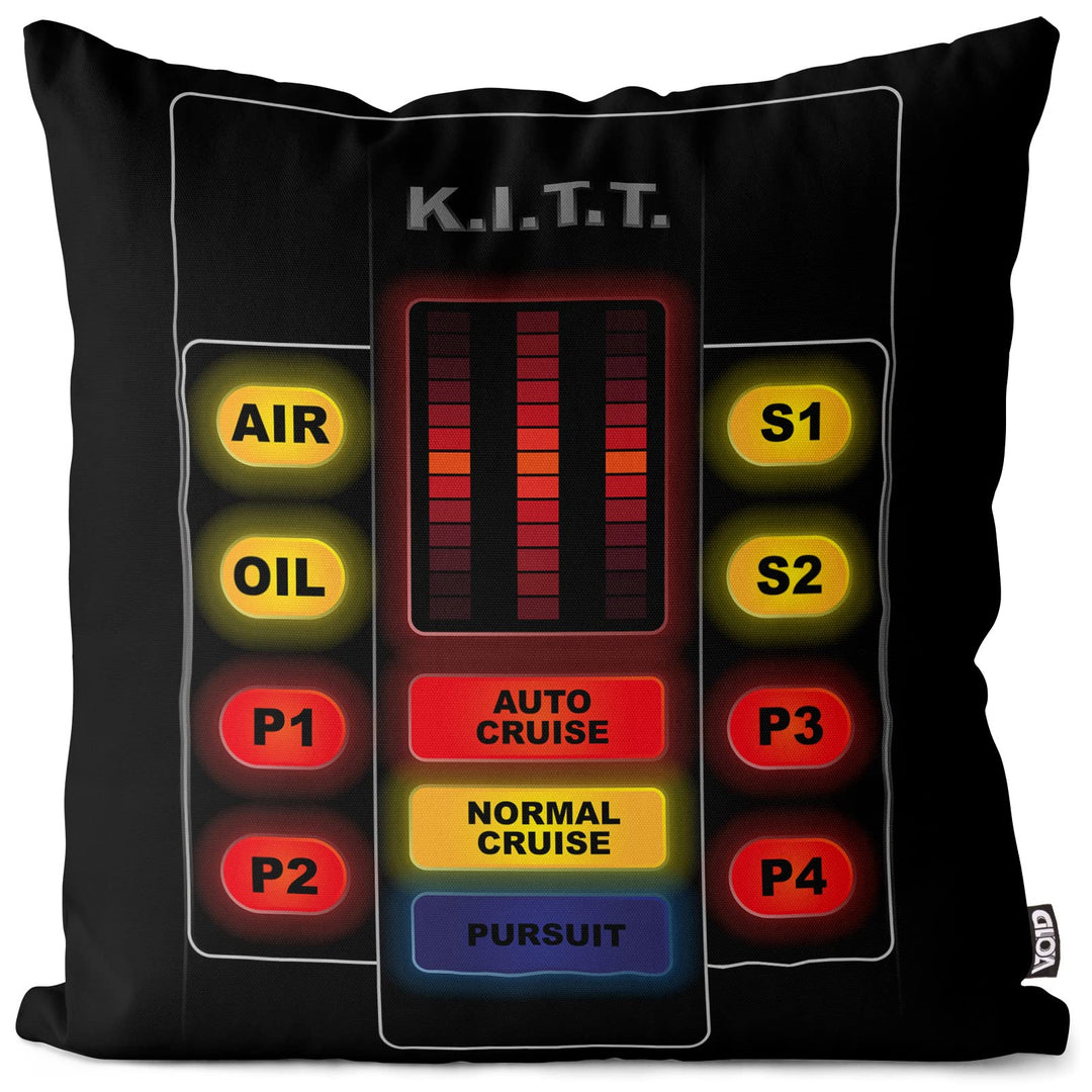 VOID K.I.T.T. Interface Kissenbezug Kissenhülle Polyester wasserfest Outdoor Michael Knight 2000 Bla
