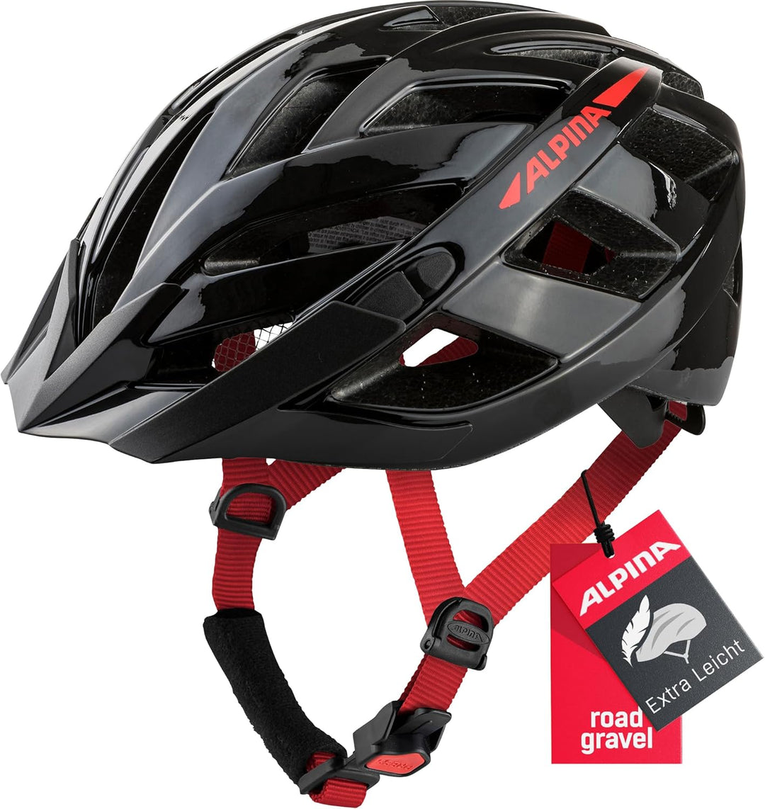 ALPINA PANOMA - Reflektierender & Optimal Belüfteter Fahrradhelm Mit Fliegennetz & Nachrüstbarem LED