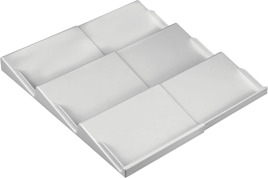mDesign Schubladen Organizer für Gewürze – von 20 cm bis 36,8 cm ausziehbares Gewürzregal für die Kü