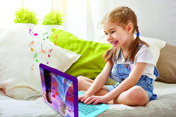 Lexibook JC598FZi5 Disney Frozen 2-Pädagogischer und zweisprachiger Laptop Italienisch/Englisch Mädc