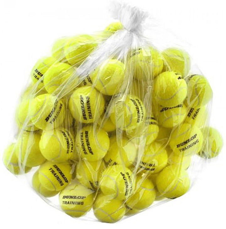 Dunlop Tennisball Training gelb 60 Stück - für Coaching und Trainingseinheiten 60er Polybag, 60er Po