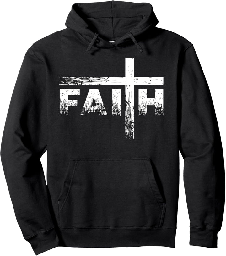 Faith Glaube & Kreuz Christlicher Glaubenskreuz Glaube Hemd Pullover Hoodie