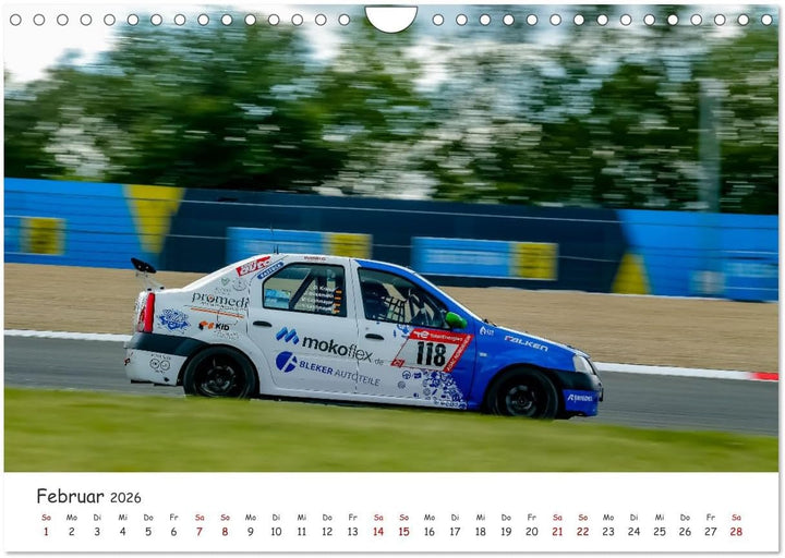 Nüburgring Langstrecken Serie 2026 (Wandkalender 2026 DIN A4 quer), CALVENDO Monatskalender: Die Sch