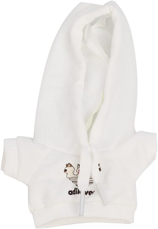 Kleidung Set Kompatibel für Labubu Puppe, Hut Anzug Ornamente Zubehör Set für 17cm / 6,7 Zoll Puppe