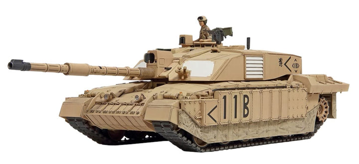 Tamiya 32601 1:48 Brit. KPz Challenger 2 (Wüste) - Modellbau, Plastik Bausatz, Hobby, Basteln, Klebe