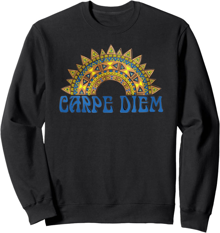 CARPE DIEM Latin - Indigenous Mandala 4 - Fan Fun Sweatshirt