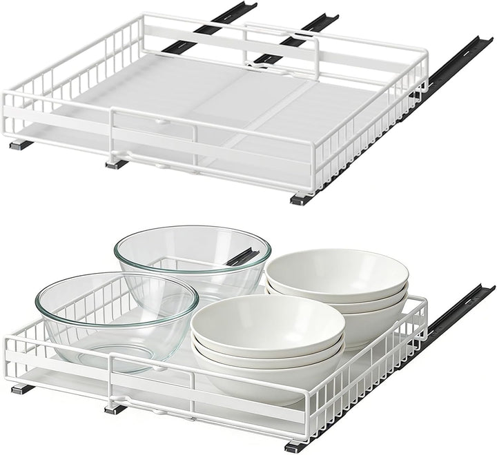 LANTUS Unterschrank für Spüle, ausziehbar, stapelbar, Regale für Schrank, Küche, Badezimmer, (31 – 4