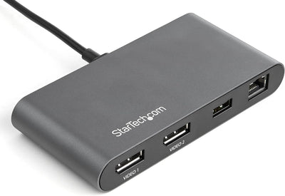 StarTech.com Thunderbolt 3 Mini Dock - Tragbare TB3-Dockingstation mit dual Monitoren und DP 4K 60 H