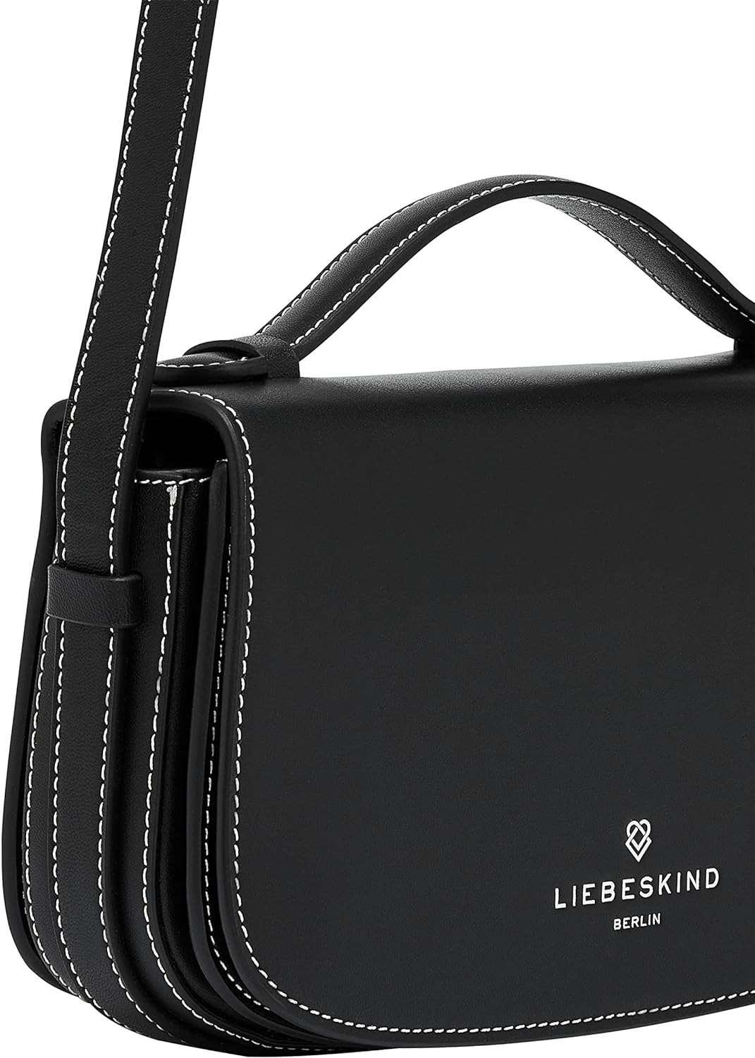 Liebeskind Berlin SADIE TM Empire Crossbody, Small (HxBxT 15cm x 23.5cm x 6.5cm), Black