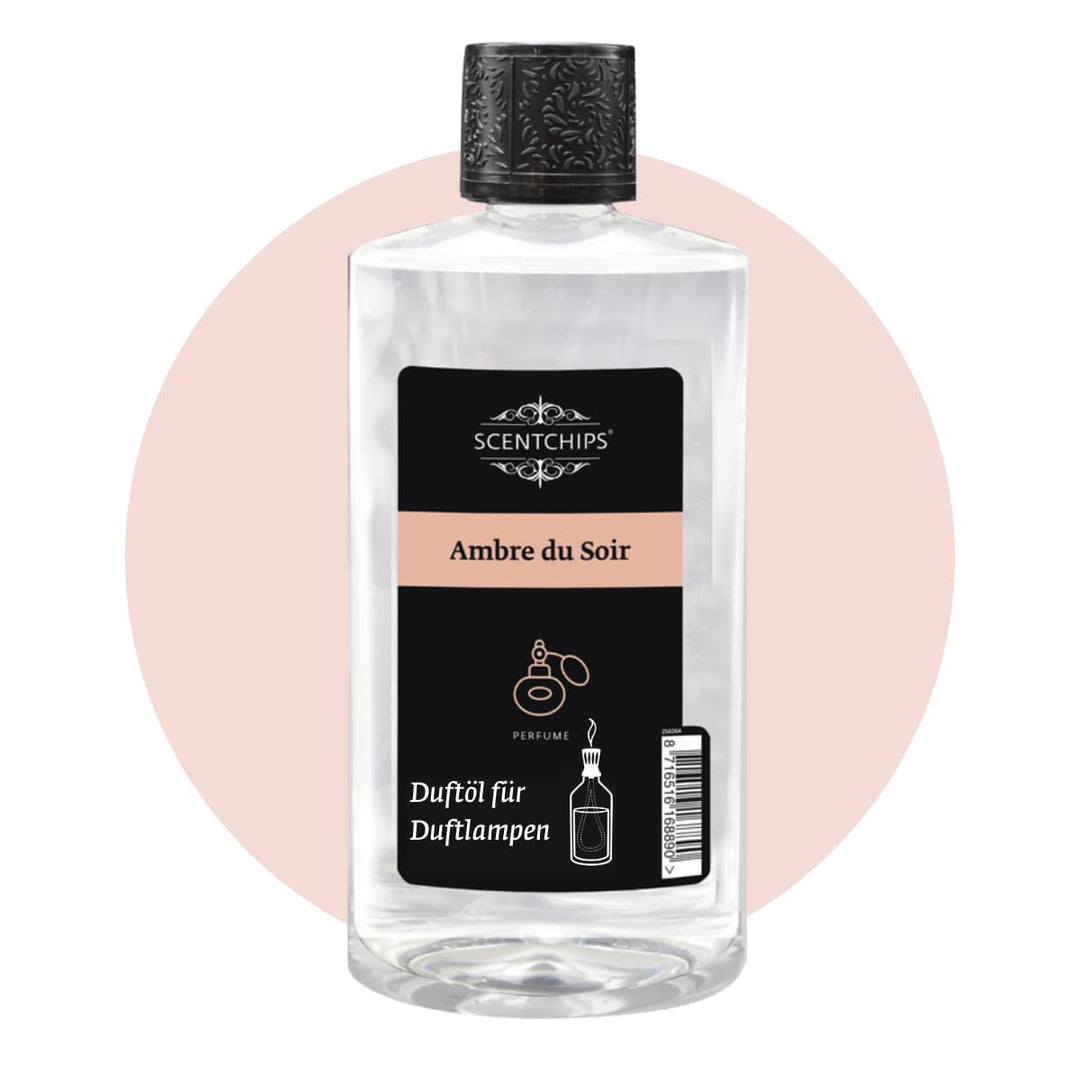 Scentchips® Duftöl Ambre du Soir – Aromaöl für Diffuser & Duftlampen – Raumduft & Parfümöl – Nachfül
