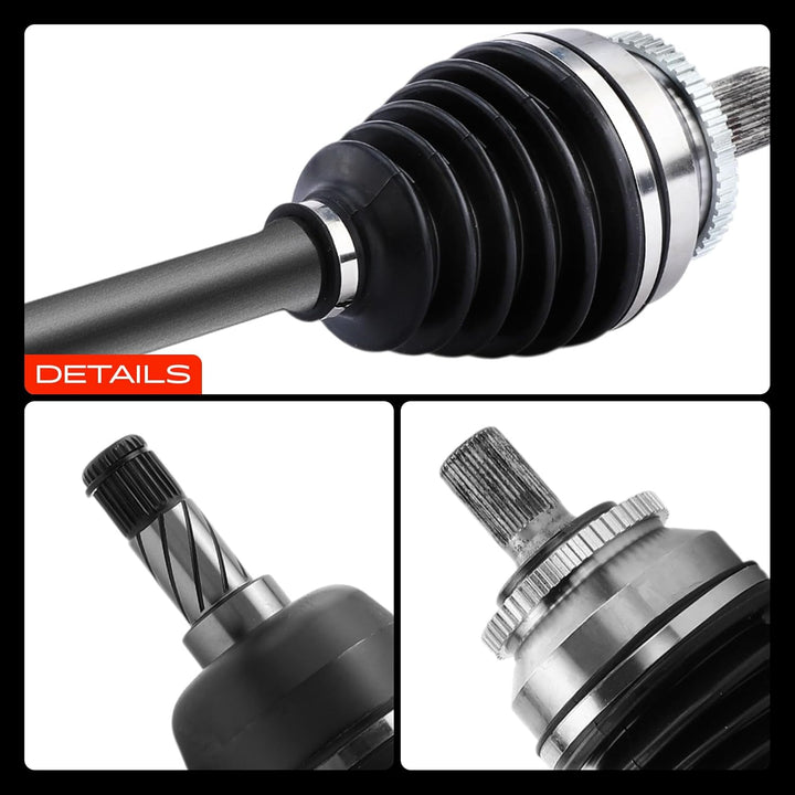 Frankberg Antriebswelle Vorderachse Links Kompatibel mit S60 I 2.4L 2.5L 2002-2010 V70 II SW 2.4L 20
