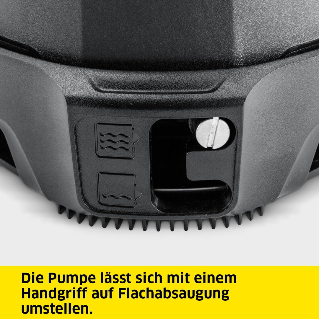 Kärcher SP 16.000 Dual flachsaugende Schmutzwasser-Tauchpumpe, Fördermenge: 16.000 l/h, Eintauchtief