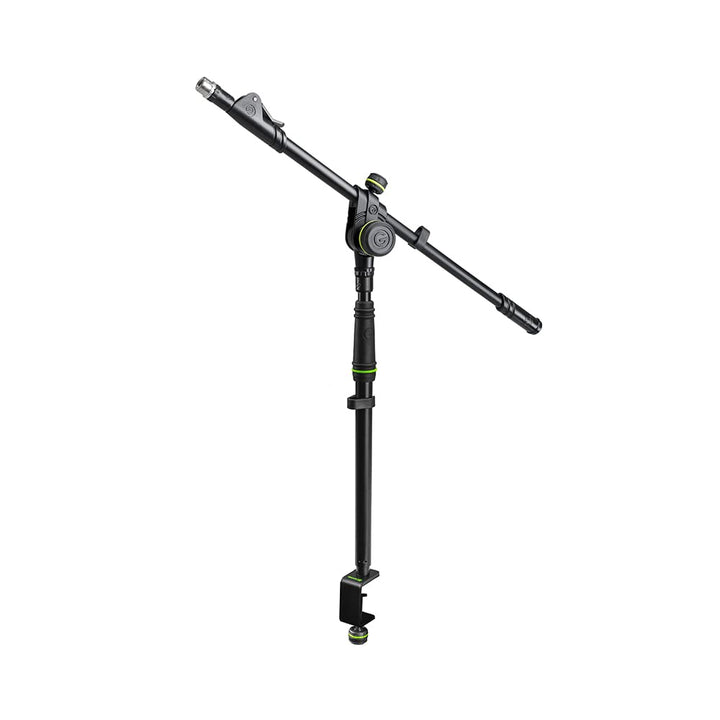 Gravity MS 0200 SET1 Mikrofonstange für Tischmontage inkl. Tischklemme und Galgen Stange, Tischklemm