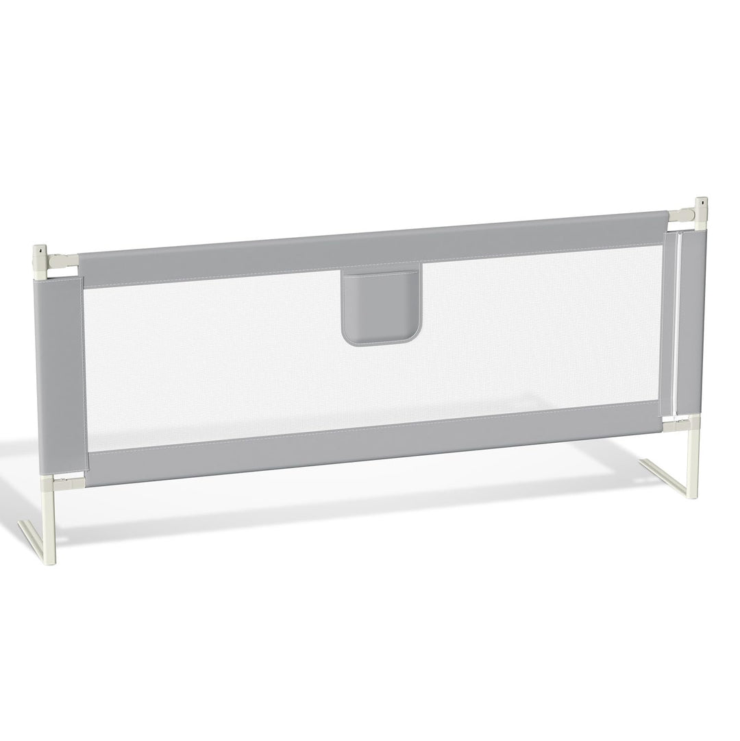 Ikodm 2X 180cm Bettgitter für Kinder, Bettschutzgitter Höhenverstellbar von 64-96cm, Rausfallschutz