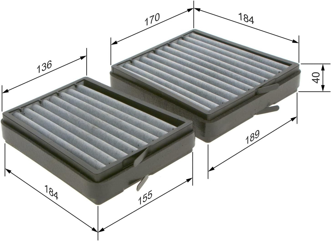 Bosch R5536 - Innenraumfilter mit Aktivkohle