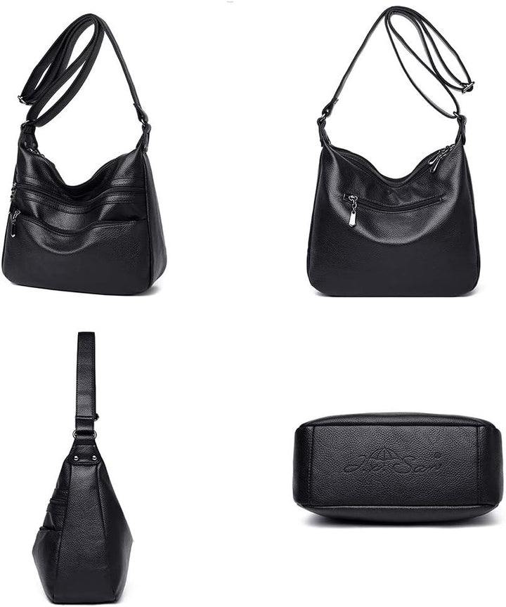 Coolives Damen Umhängetasche Casual Schultertasche Messenger Tasche Blau EINWEG, Blau