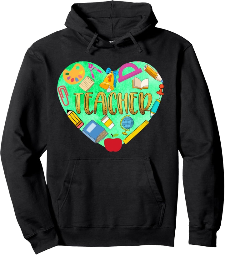 Lehrerherz Wertschätzung Schultag Super Erzieher Pullover Hoodie