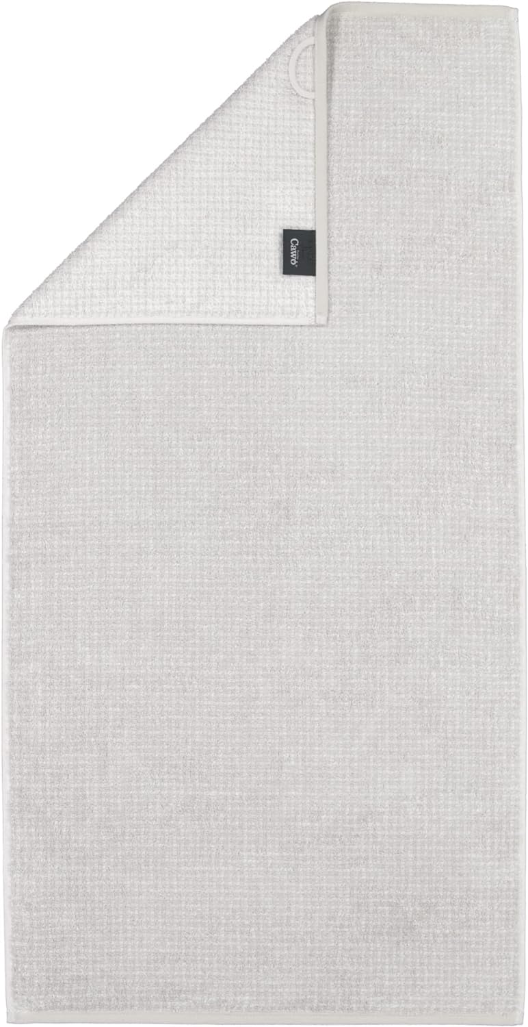 CAWÖ Home Handtücher Zoom Allover 122 Platin - 76 Duschtuch 80x150 cm, Duschtuch 80x150 cm