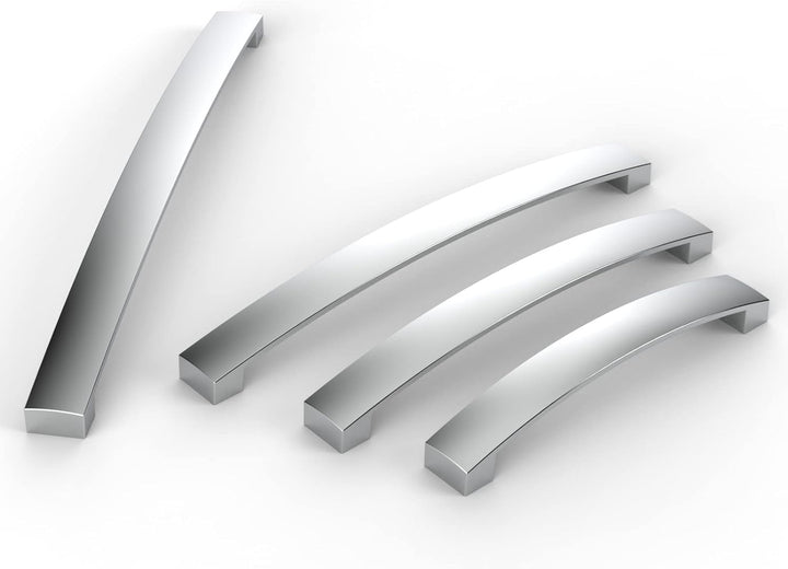 FURNIWARE 10 Stück Möbelgriff, Bohrlochabstand 192mm Stangengriff, Cabinet Arch Pull Küchengriff, fü