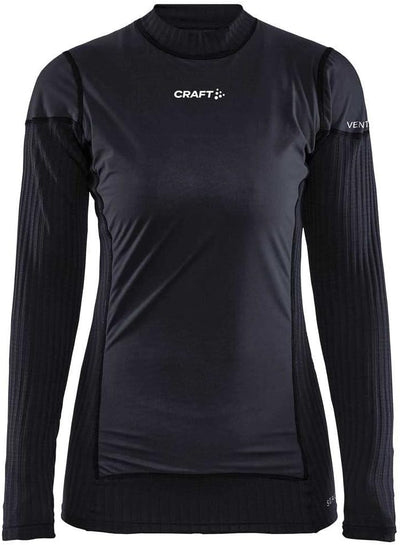 Craft Damen Active Extreme X Wind Ls W Oberteile L Schwarz/Granit, L Schwarz/Granit