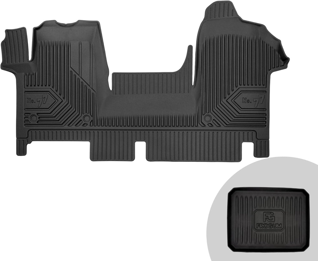 FROGUM No.77 Gummimatten Ganzjahresset von Auto Fussmatten Autofussmatten für Nissan NV400 ab 2011,
