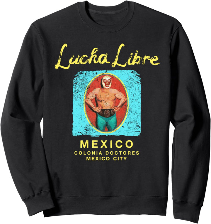 Wrestling Lucha Libre Mexikaner Luchador Retro Sweatshirt