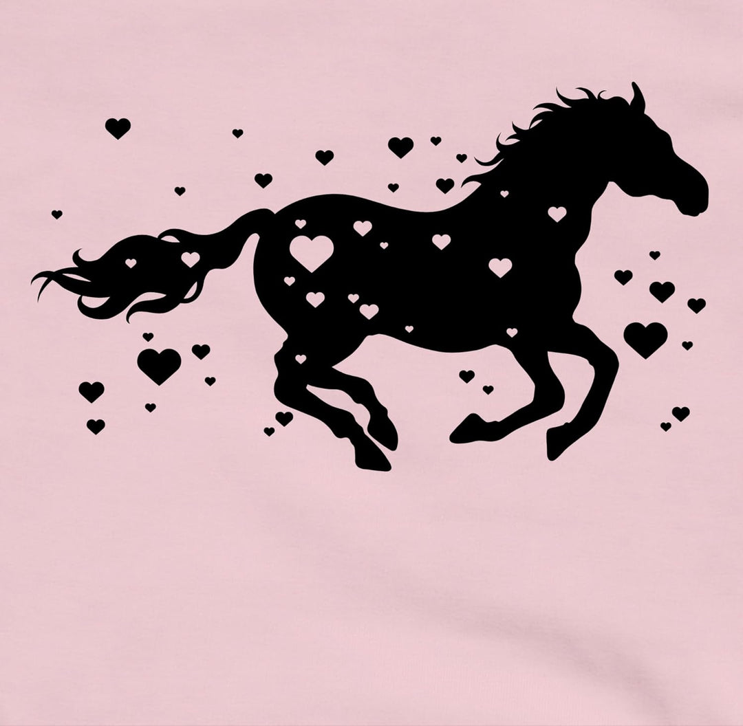 Shirtracer - Kinder Hoodie Jungen Mädchen - Laufendes Pferd I Pferde Geschenk Reiten I Pferdemädchen