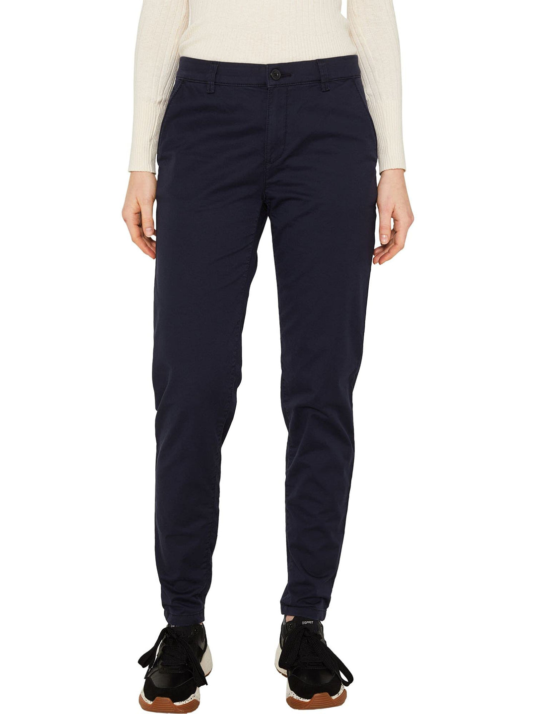 ESPRIT Damen Hose 25W 400/Navy, 25W 400/Navy