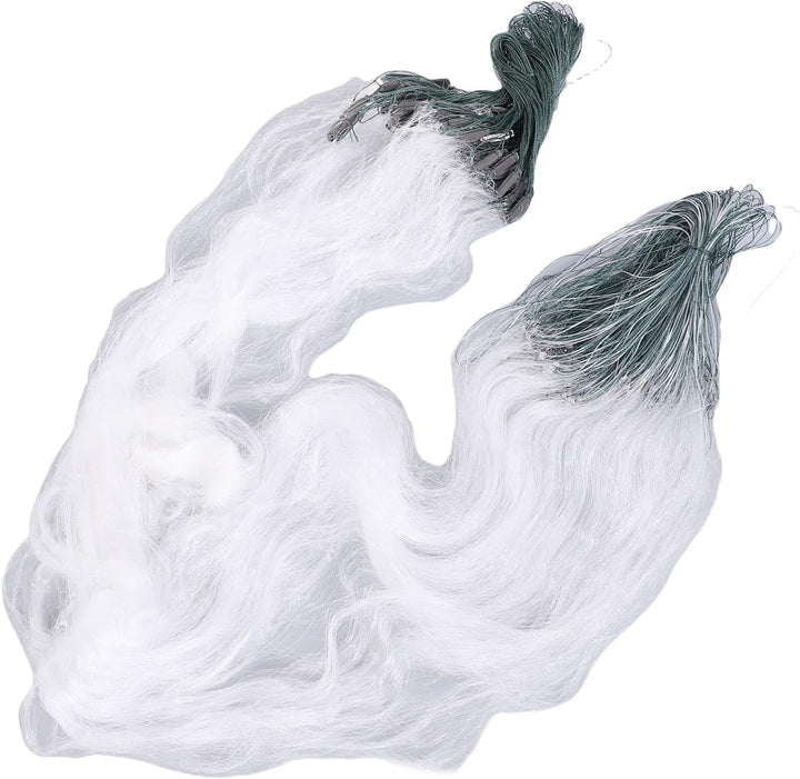 50 m Länge 1,5 m Höhe 3 Schichten schweres Fischernetz mit Schwimmfischzubehör(4 Finger) Blau, Blau