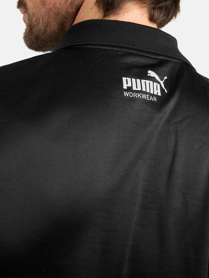 PUMA Workwear Essentials - Premium Arbeitsshirt für Herren, Poloshirt aus robustem Gewebe mit Reflek