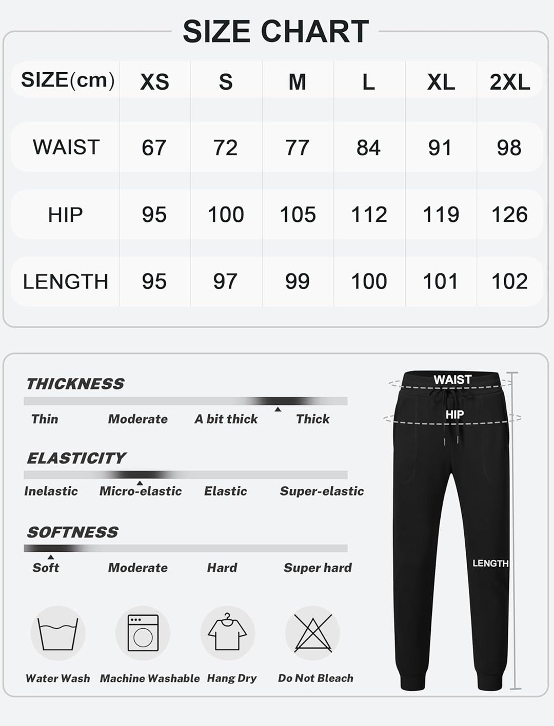 MoFiz Jogginghose Damen Thermohose Mikrofleece Sporthose Atmungsaktiv Waterproof Sweatpants mit Reis