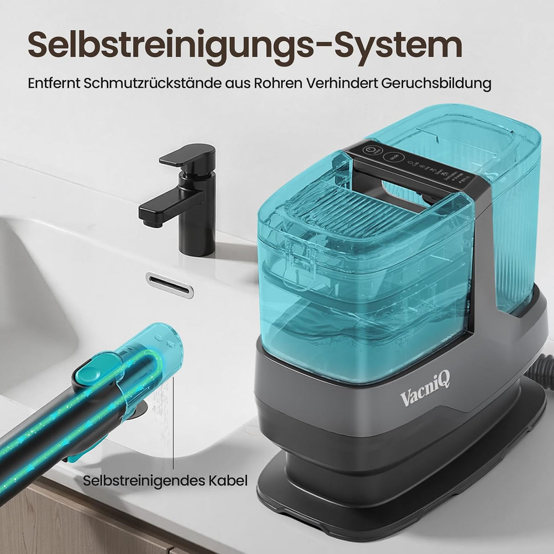 C688 Nass-Trocken-Sauger, 25.000 Pa, 1.800 W, 4-in-1. Mit Heiz- &amp; Desinfektionsfunktion, LED-Display